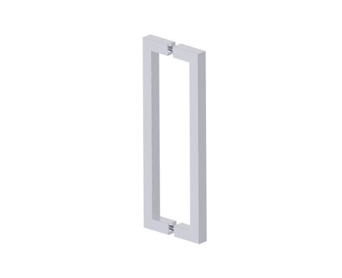 poignée double pour porte de douche 12 po LONDON 2487812 chrome poli