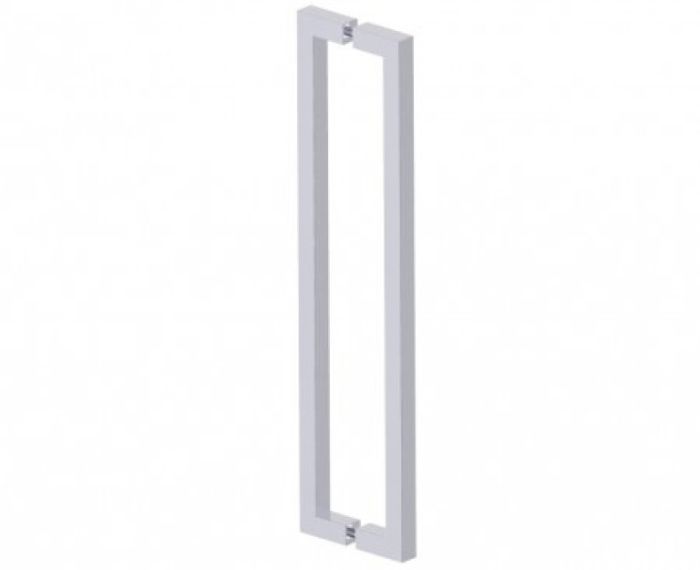 poignée double pour porte de douche 18 po LONDON 2487818 chrome poli