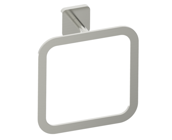 Square anneau porte-serviette MILAN 254464 nickel brossé