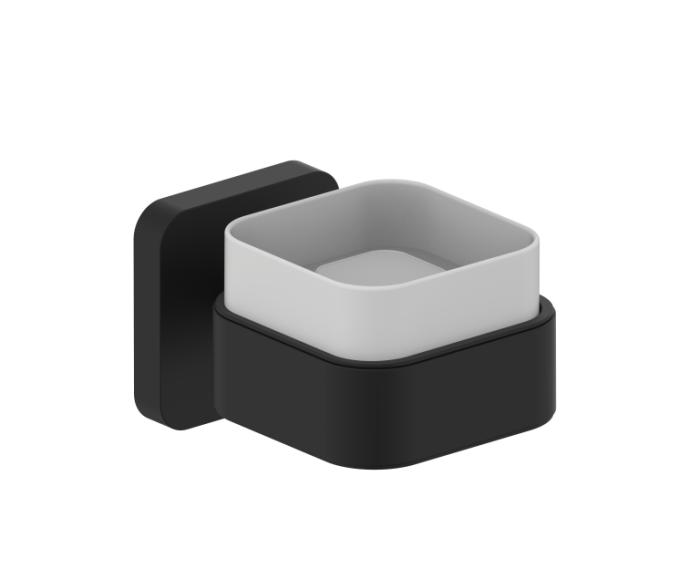 porte-savon MILAN 254650 noir mat