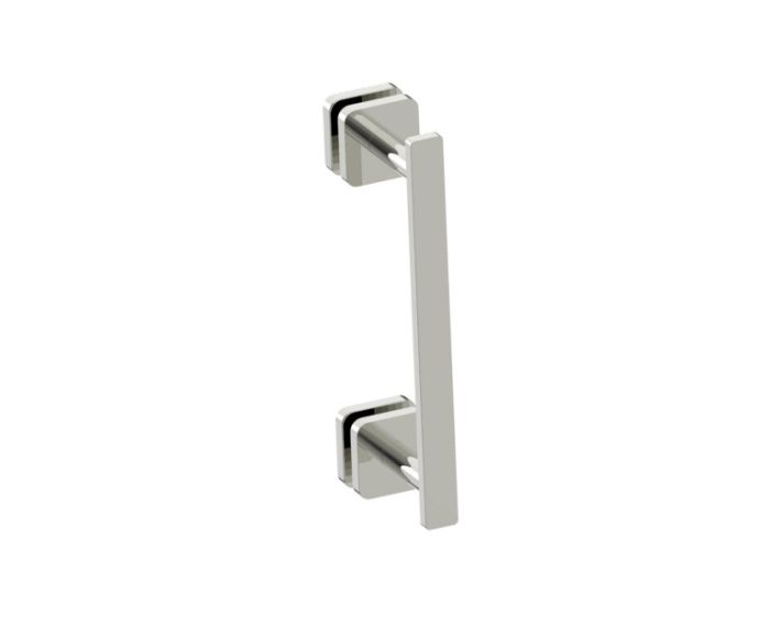 8 po poignée de porte de douche MILAN 2547508 nickel poli
