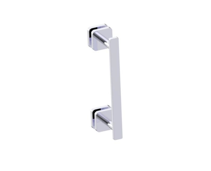 8 po poignée de porte de douche MILAN 2547508 chrome poli