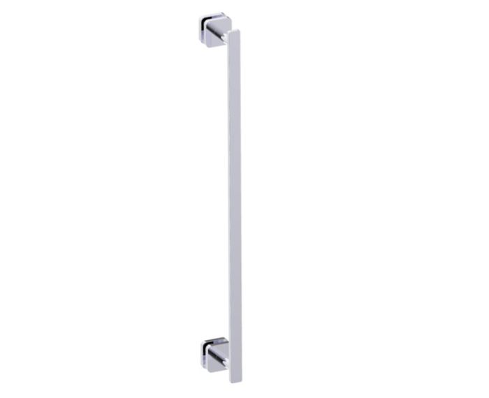 24 po poignée de porte de douche MILAN 2547524 chrome poli