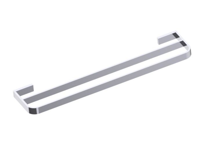 barre à serviette double 24 po COLOGNE 255242 chrome poli
