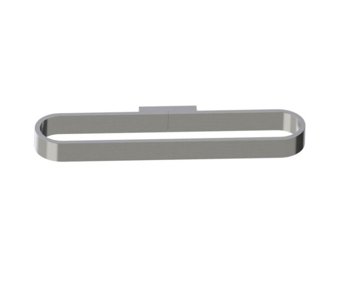 Horizontal Hand Towel Holder COLOGNE 255469 nickel brossé