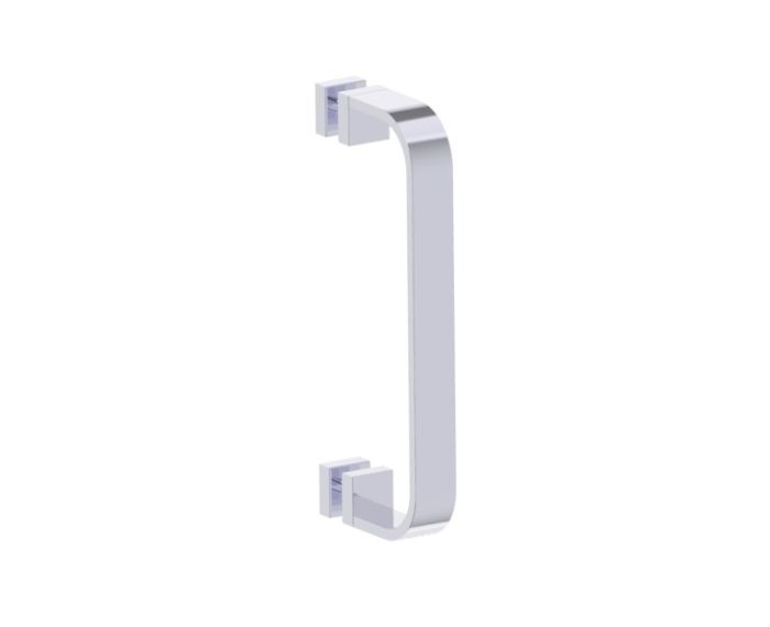 8 po poignée simple pour porte de douche COLOGNE 2557508 chrome poli