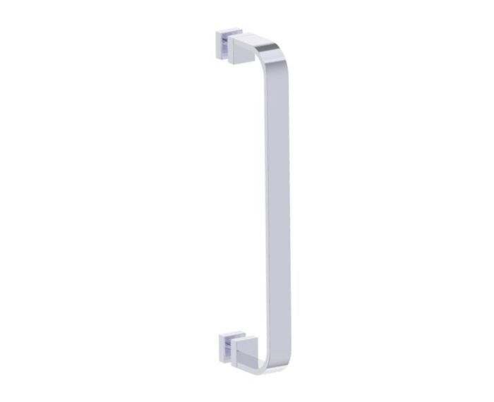 18 po poignée simple pour porte de douche COLOGNE 2557518 chrome poli