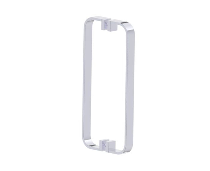 poignée double pour porte de douche 12 po COLOGNE 2557812 chrome poli