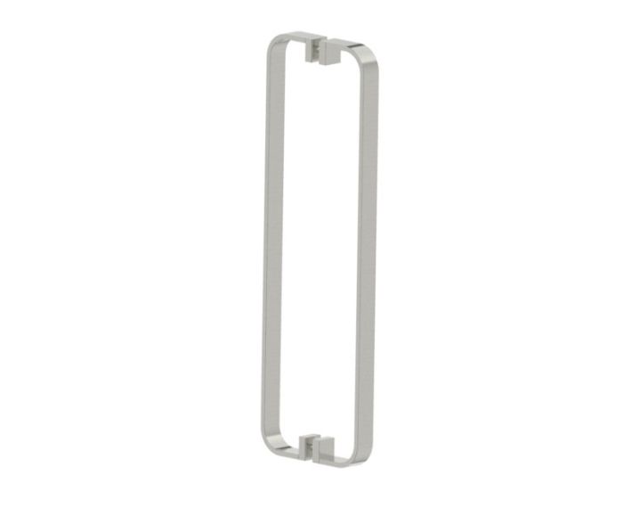 poignée double pour porte de douche 18 po COLOGNE 2557818 nickel brossé