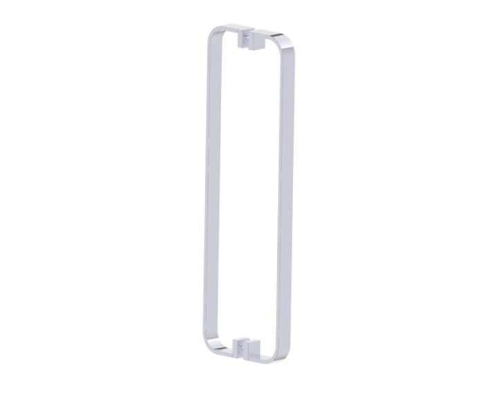 poignée double pour porte de douche 18 po COLOGNE 2557818 chrome poli