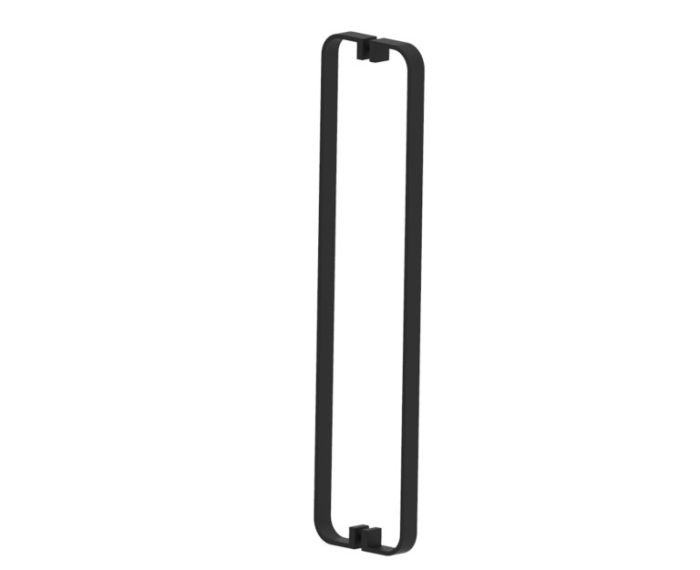 poignée double pour porte de douche 24 po COLOGNE 2557824 noir mat
