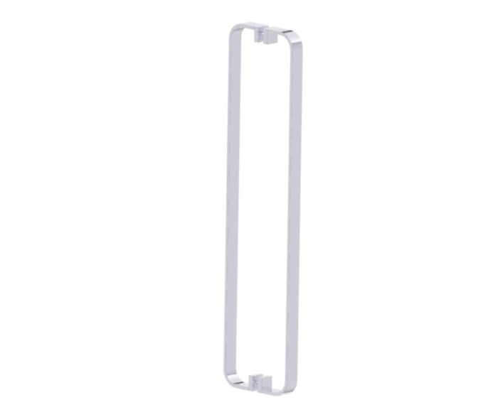 poignée double pour porte de douche 24 po COLOGNE 2557824 chrome poli