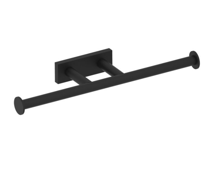 double porte-papier hygiénique MADRID 262155 noir mat