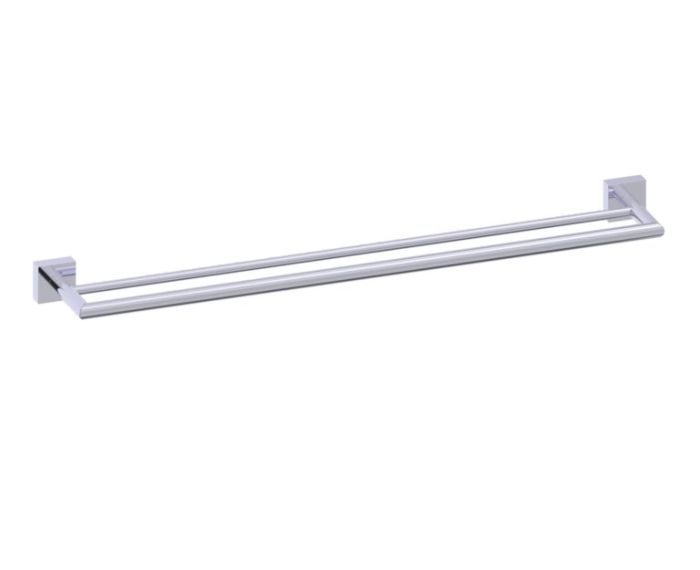 barre à serviette double 24 po MADRID 262242 chrome poli