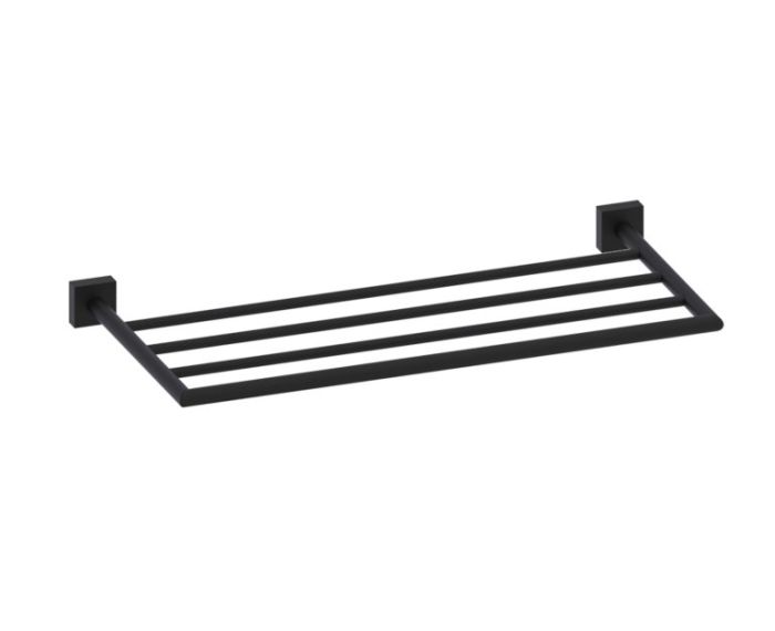21 po tablette porte-serviettes MADRID 262440 noir mat