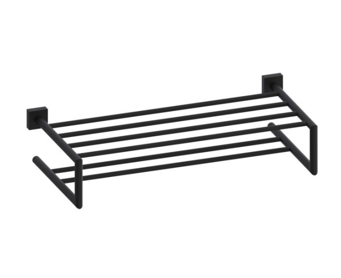 21 po double tablette porte-serviettes MADRID 262442 noir mat