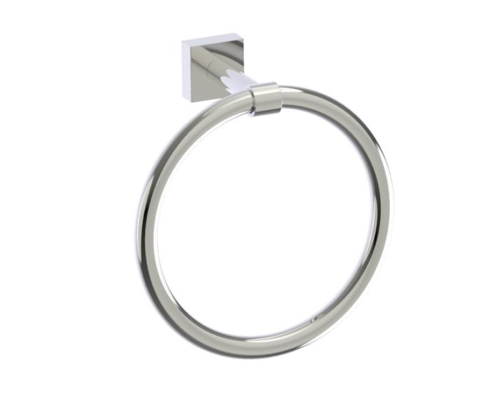 Round anneau porte-serviette MADRID 262460 nickel poli