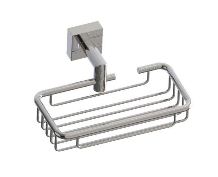 montage muraled panier porte-savon MADRID 262600 nickel poli