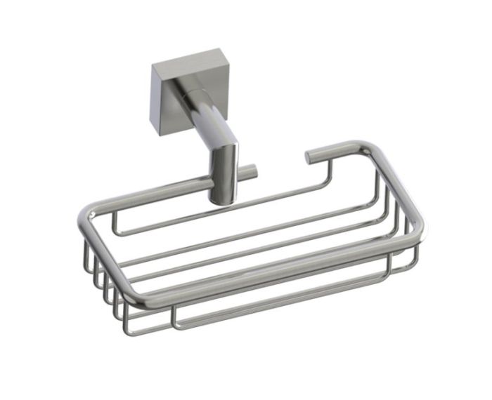montage muraled panier porte-savon MADRID 262600 nickel brossé