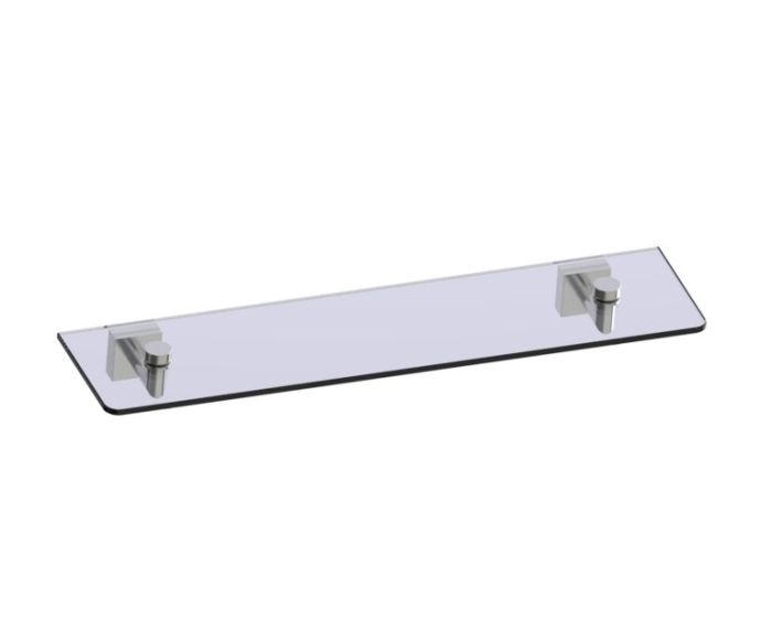 21 po tablette en verre MADRID 262671 nickel brossé