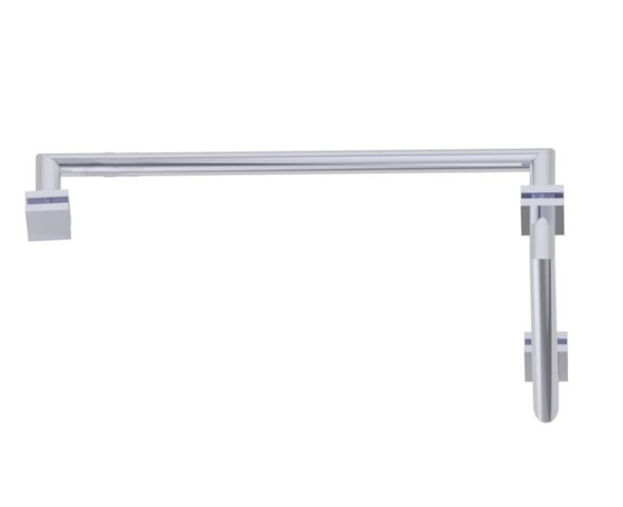 poignée de porte de douche décalée 8 po x 24 po MADRID 26270824 chrome poli