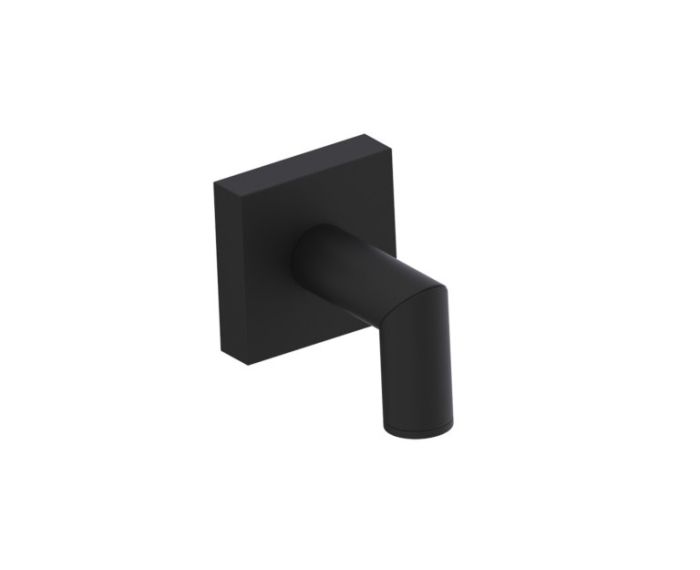 poignée simple pour porte de douche (Knob Only) MADRID 2627503 noir mat