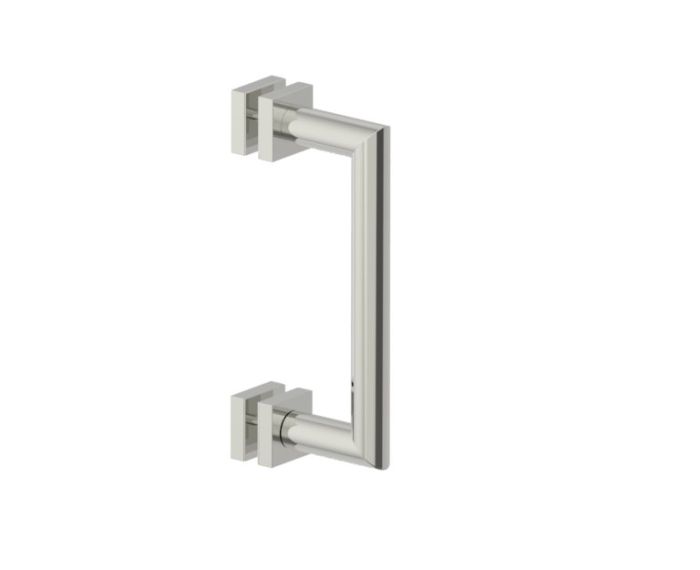 8 po poignée de porte de douche MADRID 2627508 nickel poli
