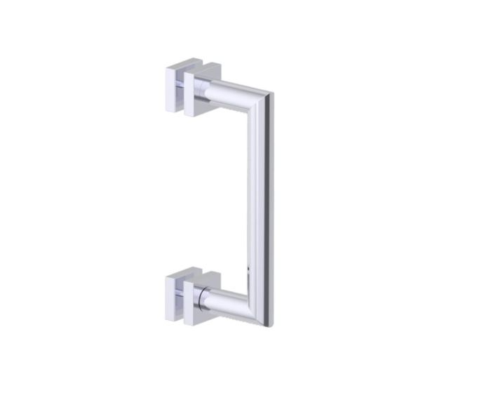 8 po poignée de porte de douche MADRID 2627508 chrome poli