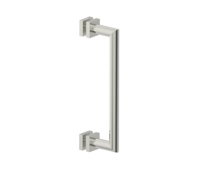 12 po poignée de porte de douche MADRID 2627512 nickel poli