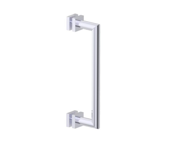 12 po poignée de porte de douche MADRID 2627512 chrome poli