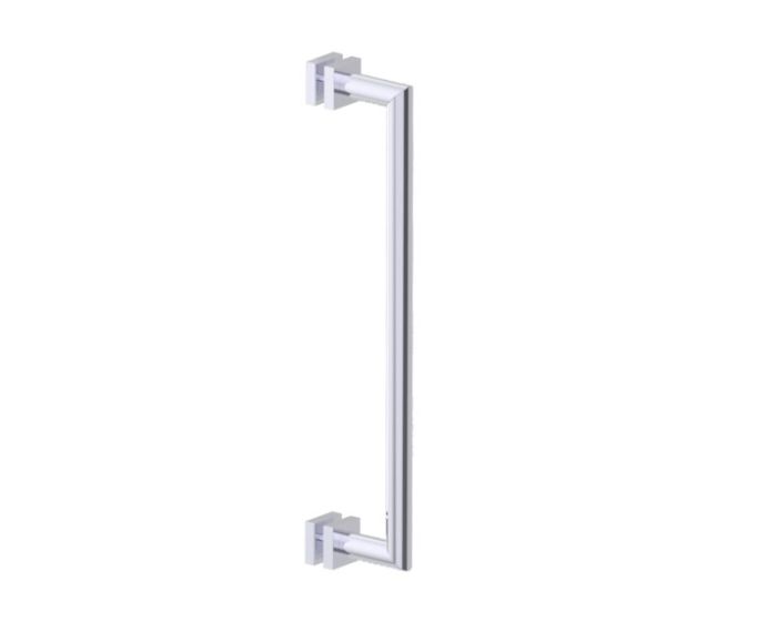 18 po poignée de porte de douche MADRID 2627518 chrome poli