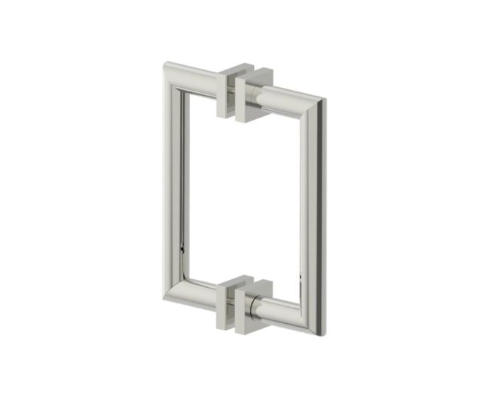 poignée double pour porte de douche 8 po MADRID 2627808 nickel poli