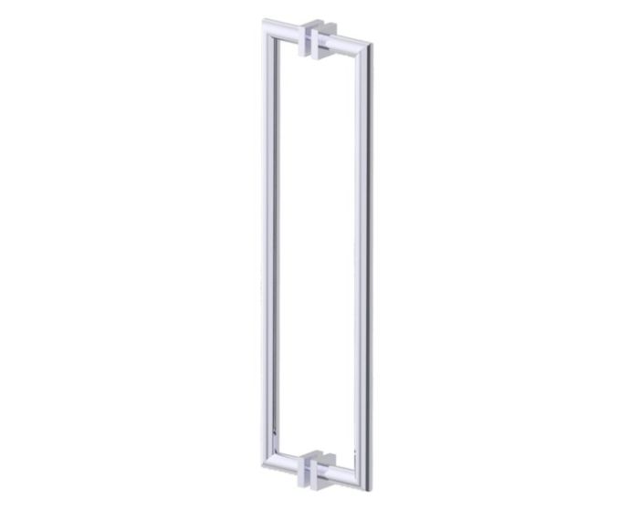 poignée double pour porte de douche 24 po MADRID 2627824 chrome poli