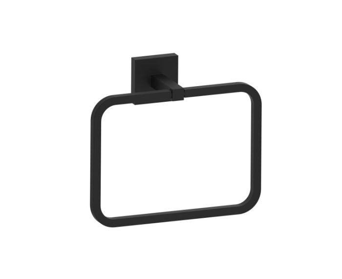 anneau porte-serviette BUILDERS 266464 noir mat