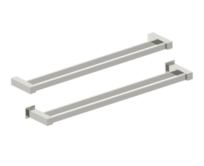 barre à serviette double 24 po LISBON 277242 nickel brossé