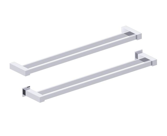 barre à serviette double 24 po LISBON 277242 chrome poli