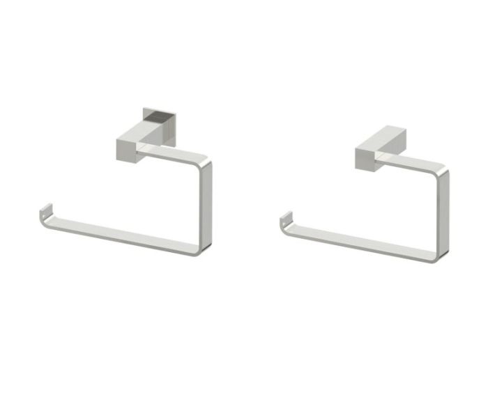 anneau porte-serviette (gauche) LISBON 277463L nickel brossé