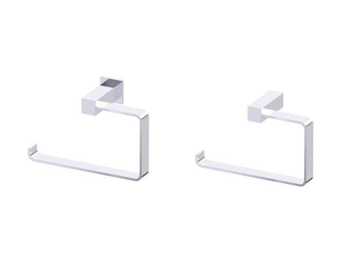 anneau porte-serviette (gauche) LISBON 277463L chrome poli