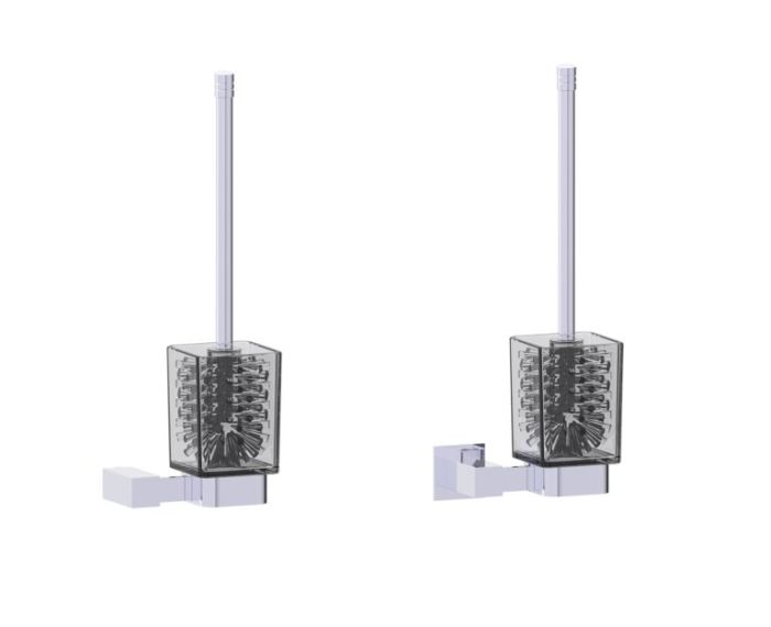 ensemble brosse de toilette LISBON 277610 chrome poli