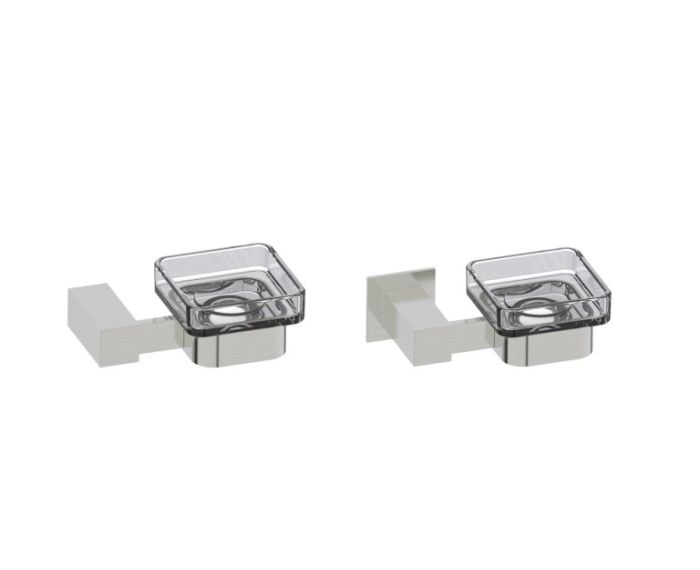 porte-savon LISBON 277650 nickel brossé