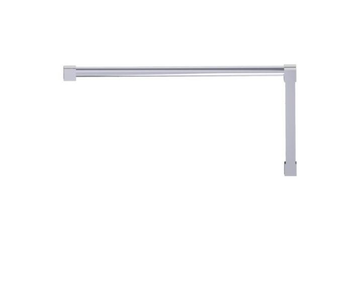 poignée de porte de douche décalée 6 po x 18 po LISBON 27770618 chrome poli