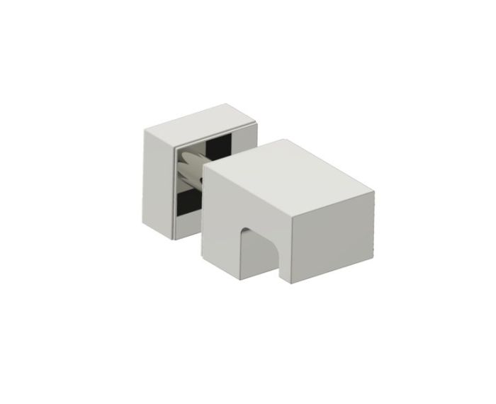 poignée simple pour porte de douche LISBON 2777501 nickel poli