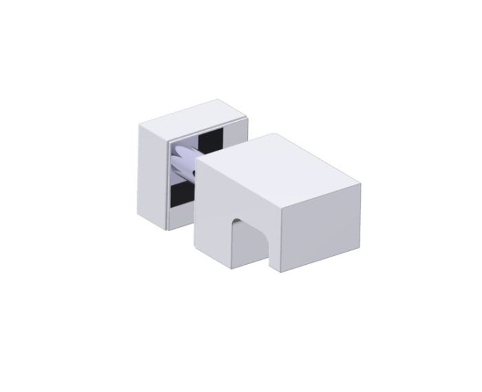 poignée simple pour porte de douche LISBON 2777501 chrome poli
