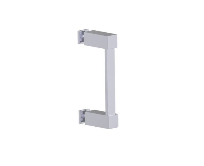 6 po poignée simple pour porte de douche LISBON 2777506 chrome poli