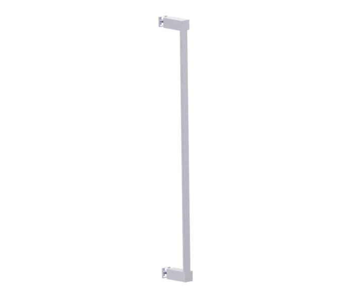 24 po poignée simple pour porte de douche LISBON 2777524 chrome poli