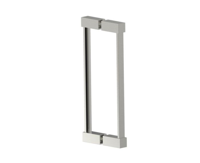 poignée double pour porte de douche 12 po LISBON 2777812 nickel brossé