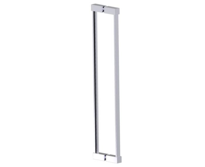 poignée double pour porte de douche 24 po LISBON 2777824 chrome poli