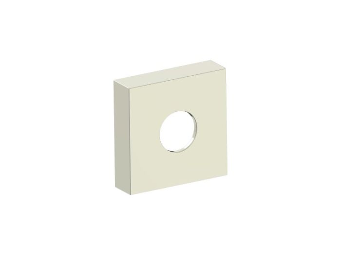Square Large Rosette LISBON 277SQLG nickel poli
