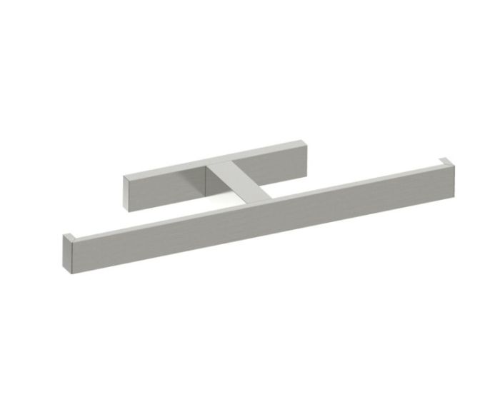 double porte-papier hygiénique MUNICH 288155 nickel brossé