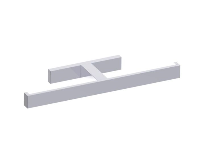 double porte-papier hygiénique MUNICH 288155 chrome poli